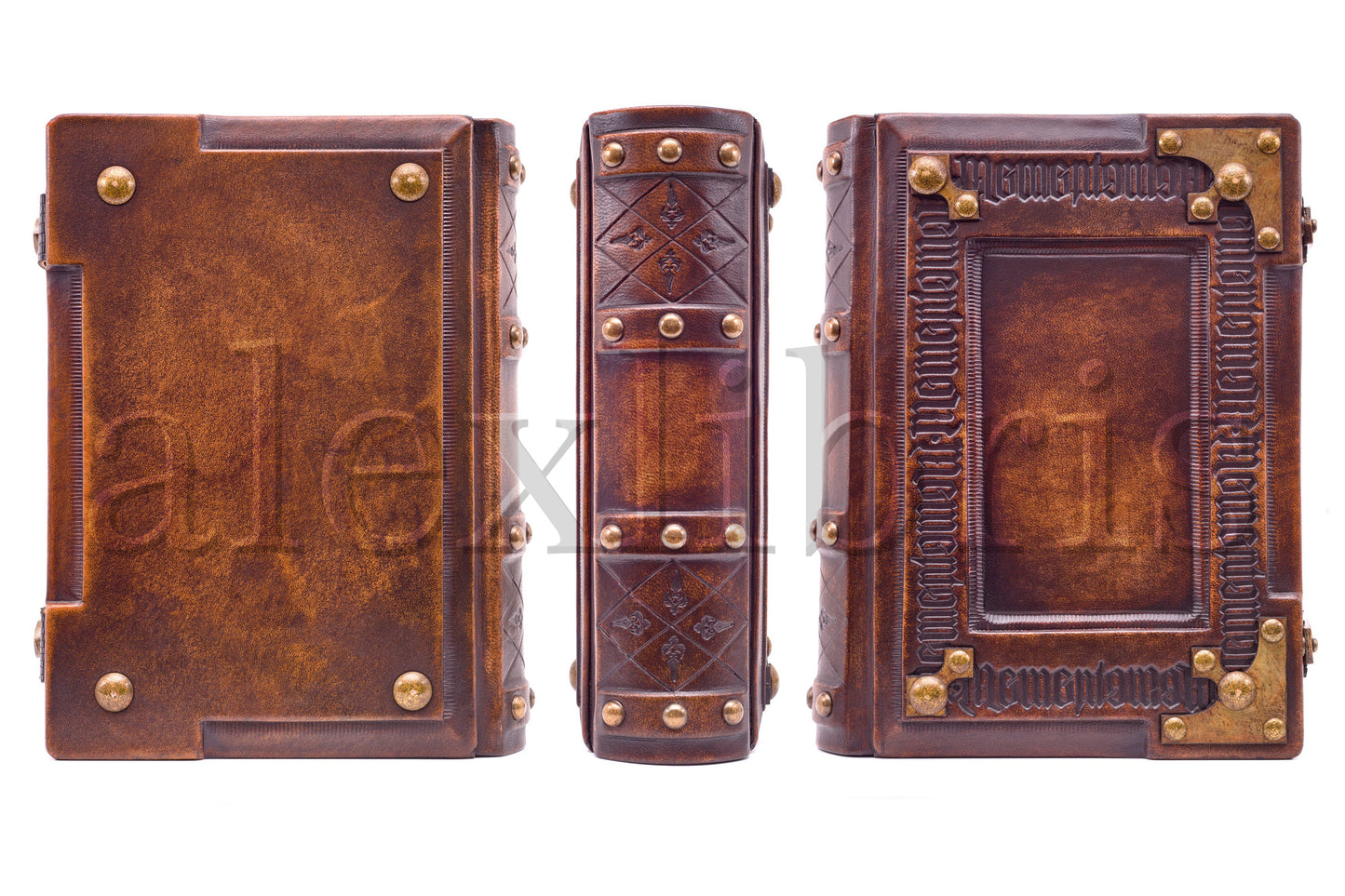 Memento Mori Leather Journal: Large 8 x 10 Inches, 600 Blank Pages - A Reminder of Life's Transience