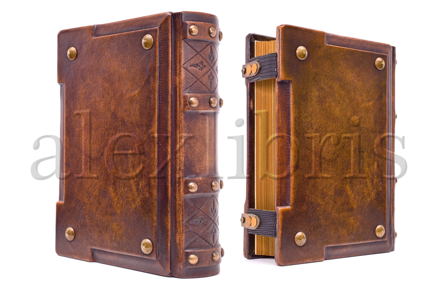 Memento Mori Leather Journal: Large 8 x 10 Inches, 600 Blank Pages - A Reminder of Life's Transience