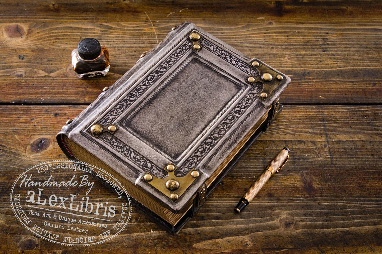 Medieval Leather Journal: Large 8 x 10 Inches, 600 Blank Pages - Delve into the Mystical World with this Enchanting Book of Shadows, Magical Journal, and Traveler Sketchbook