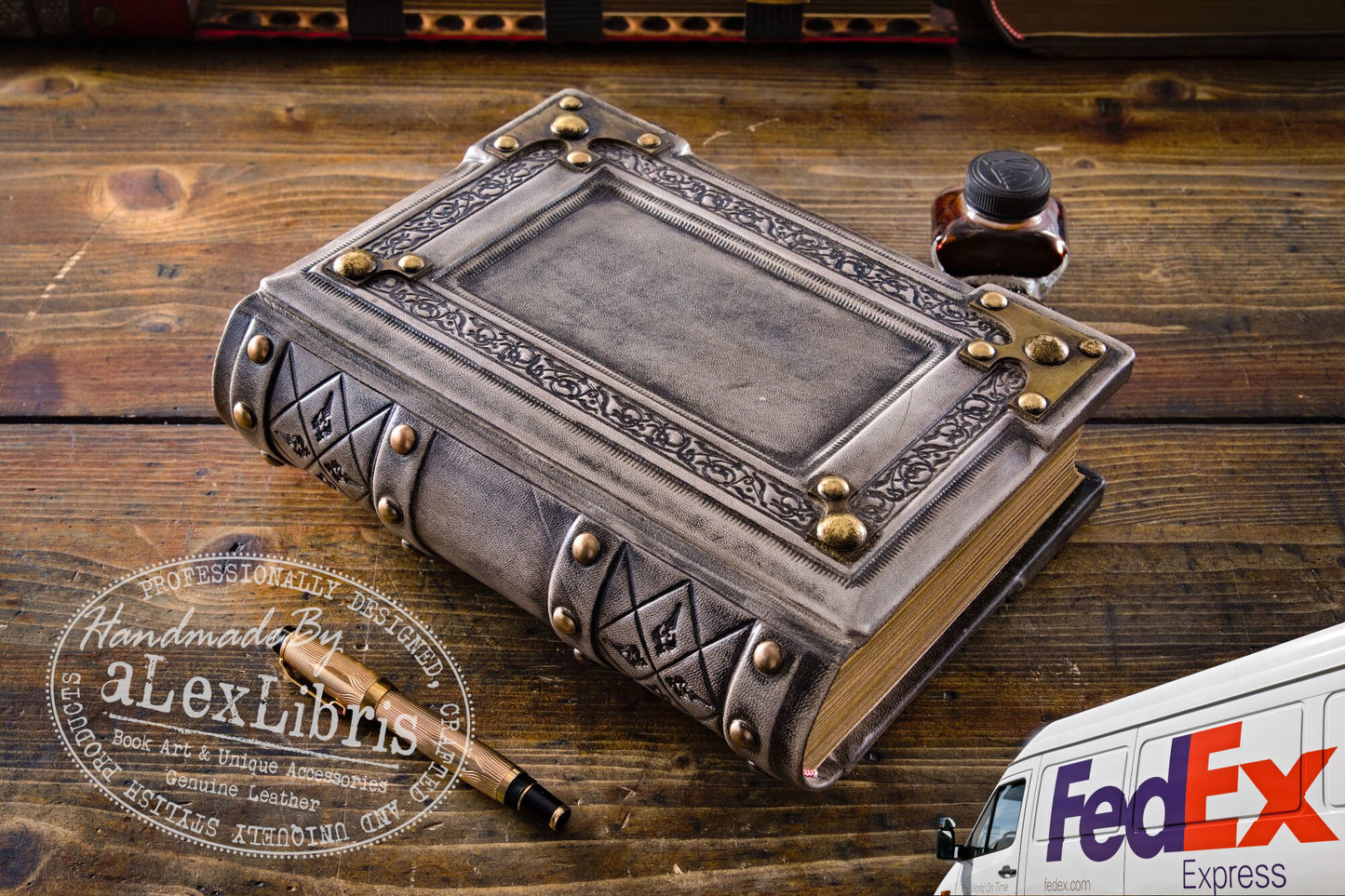 Medieval Leather Journal: Large 8 x 10 Inches, 600 Blank Pages - Delve into the Mystical World with this Enchanting Book of Shadows, Magical Journal, and Traveler Sketchbook