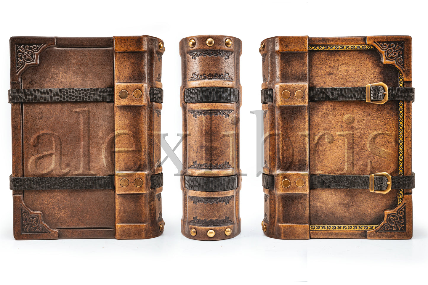 Belted Secrets: 8 x 10 Inches, 600 Blank Pages - Unveiling Mysteries with a Strap Closure