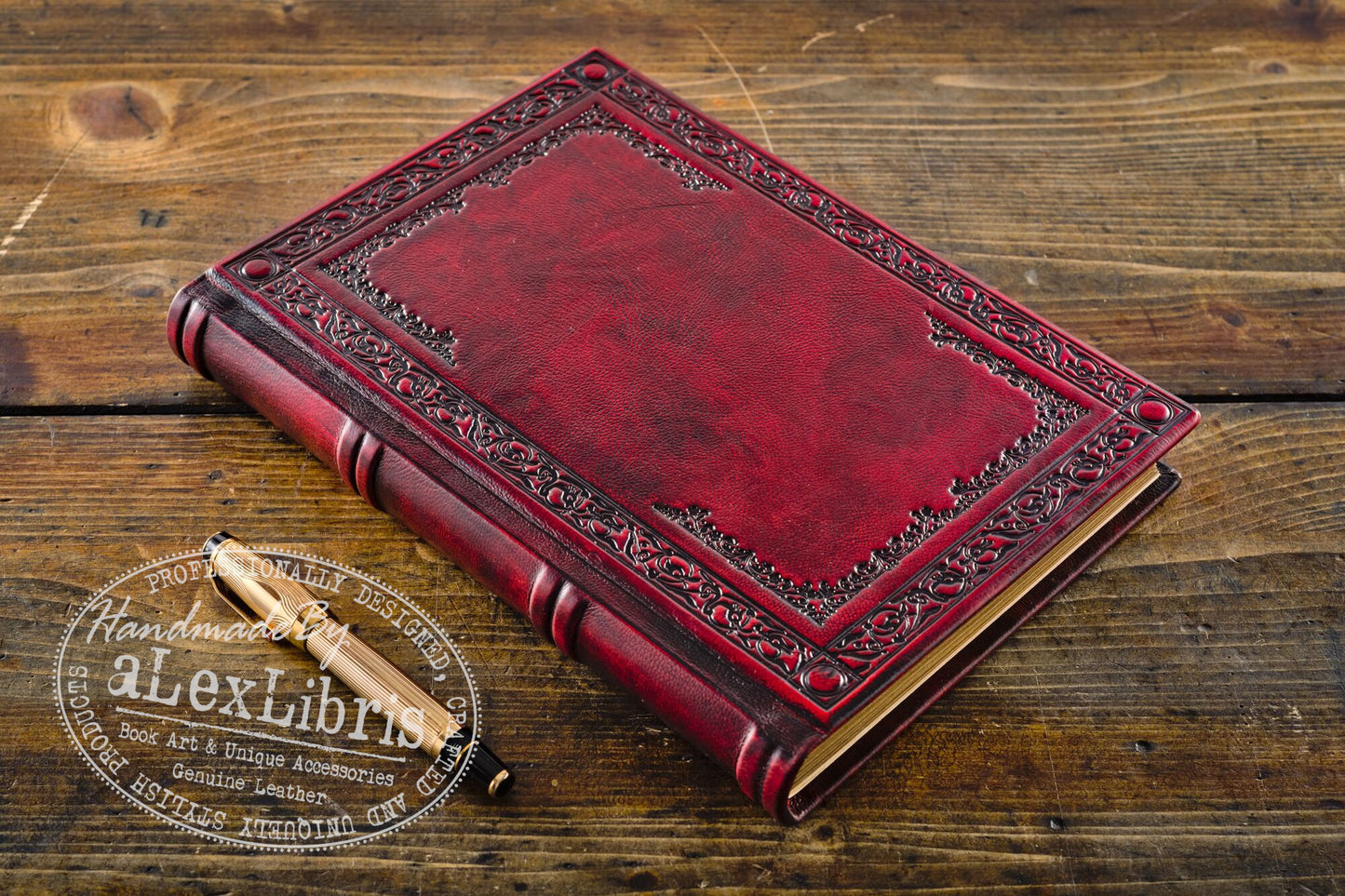 Elegant Leather Agenda: Large 8 x 10 Inches, 260 Blank Pages - Organize Your Days with Style and Elegance in this Antiqued Leather Journal