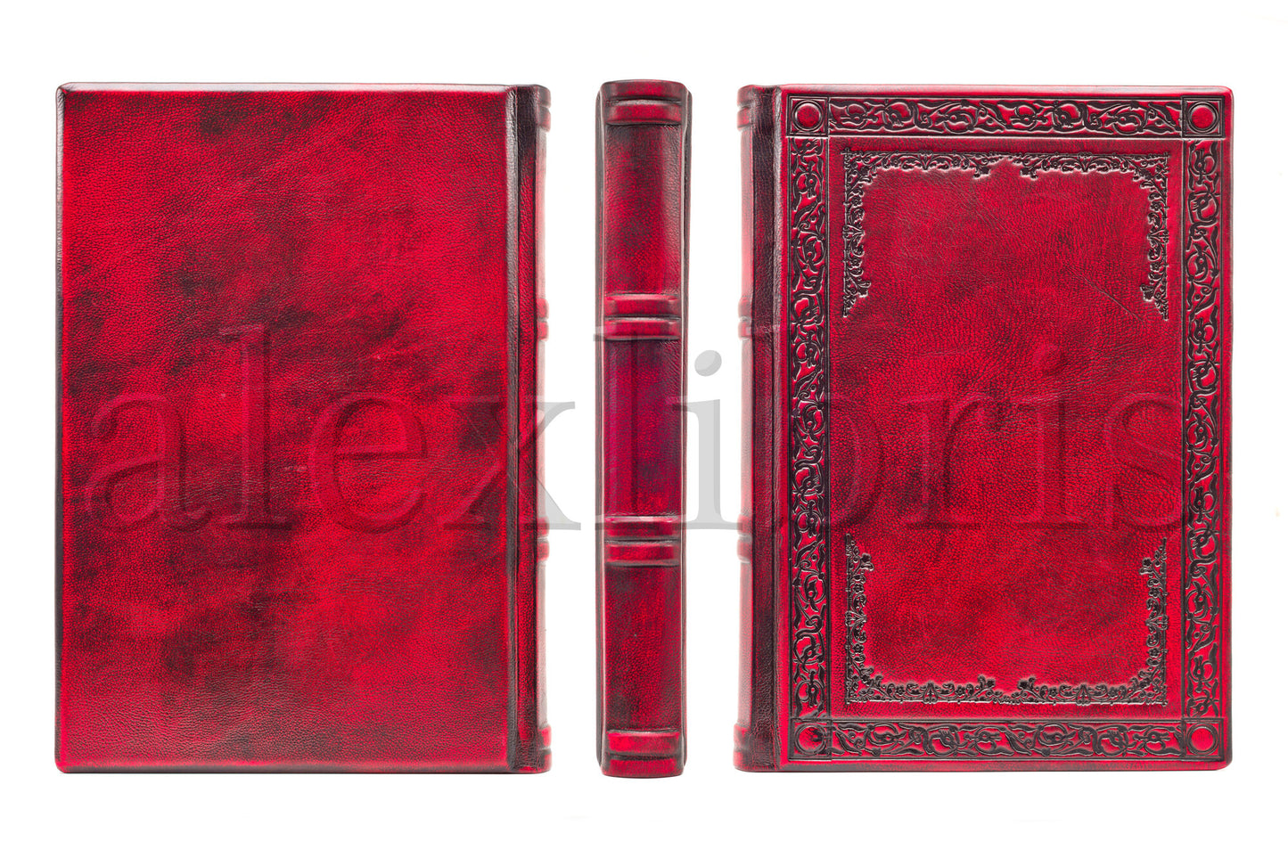 Elegant Leather Agenda: Large 8 x 10 Inches, 260 Blank Pages - Organize Your Days with Style and Elegance in this Antiqued Leather Journal