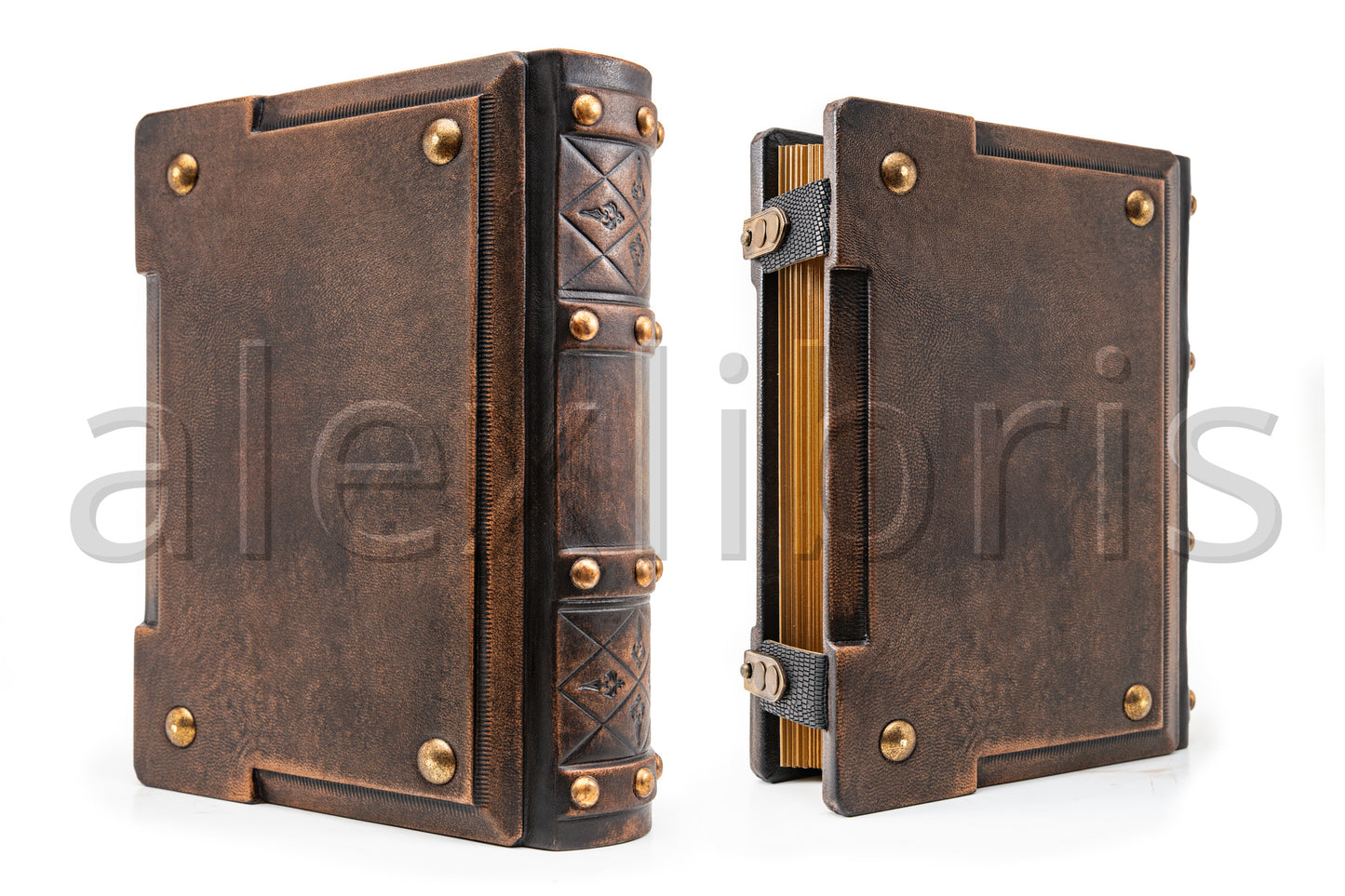 Medieval Leather Journal: Large 8 x 10 Inches, 600 Blank Pages - Delve into the Mystical World with this Enchanting Book of Shadows, Magical Journal, and Traveler Sketchbook